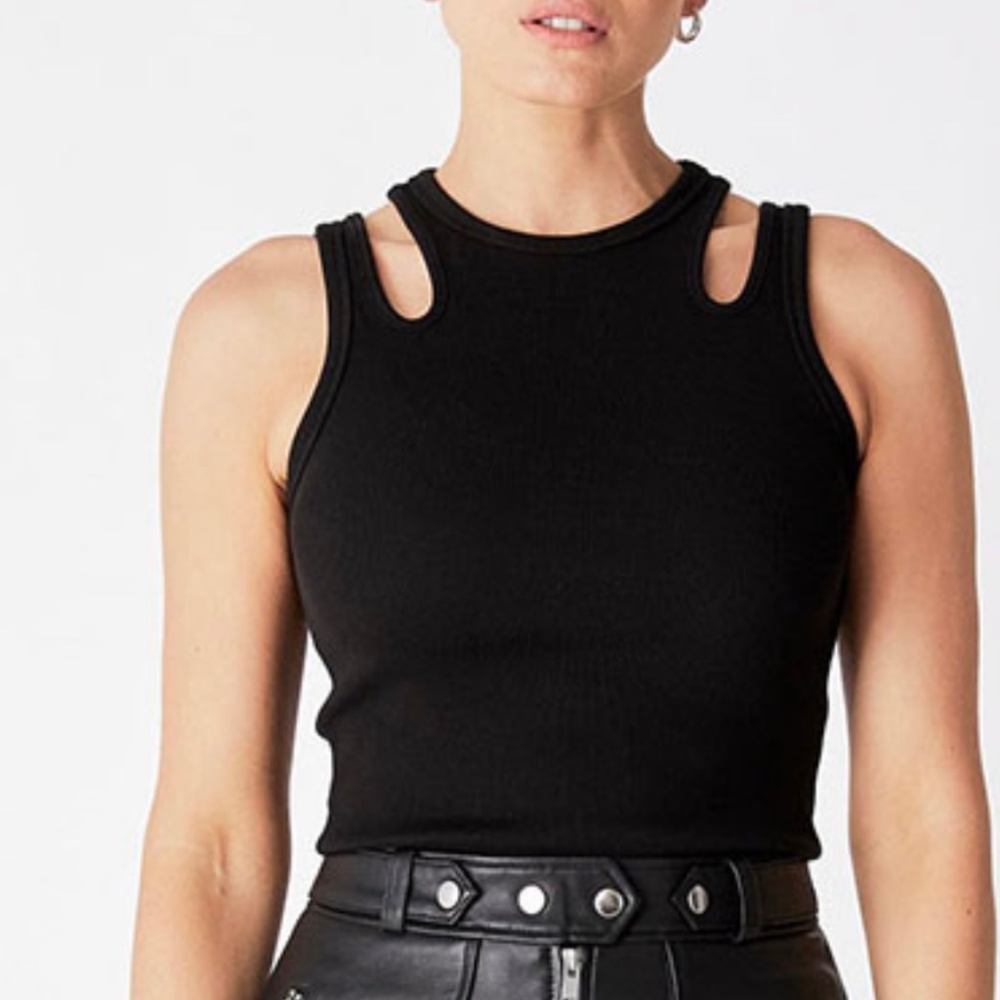 Isobel rib tank top